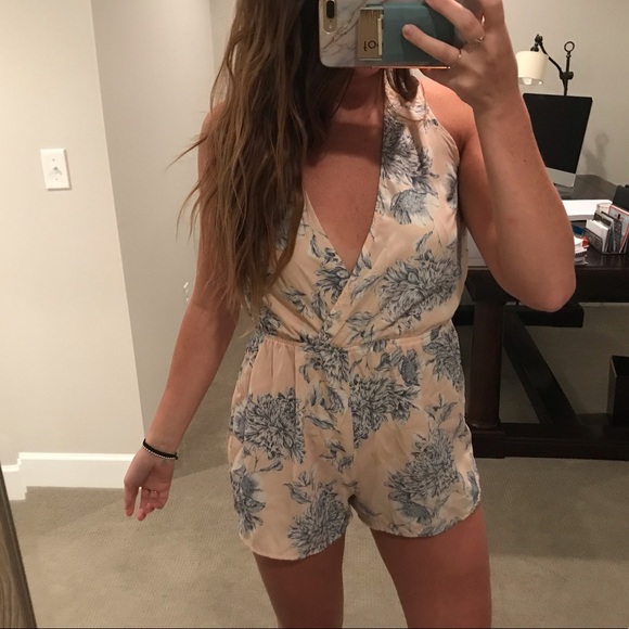 Pants - Floral Romper